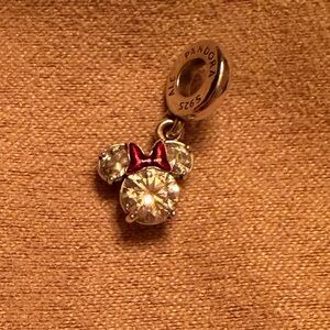 Pandora Minnie Mouse Sterling Silver Dangling Charm